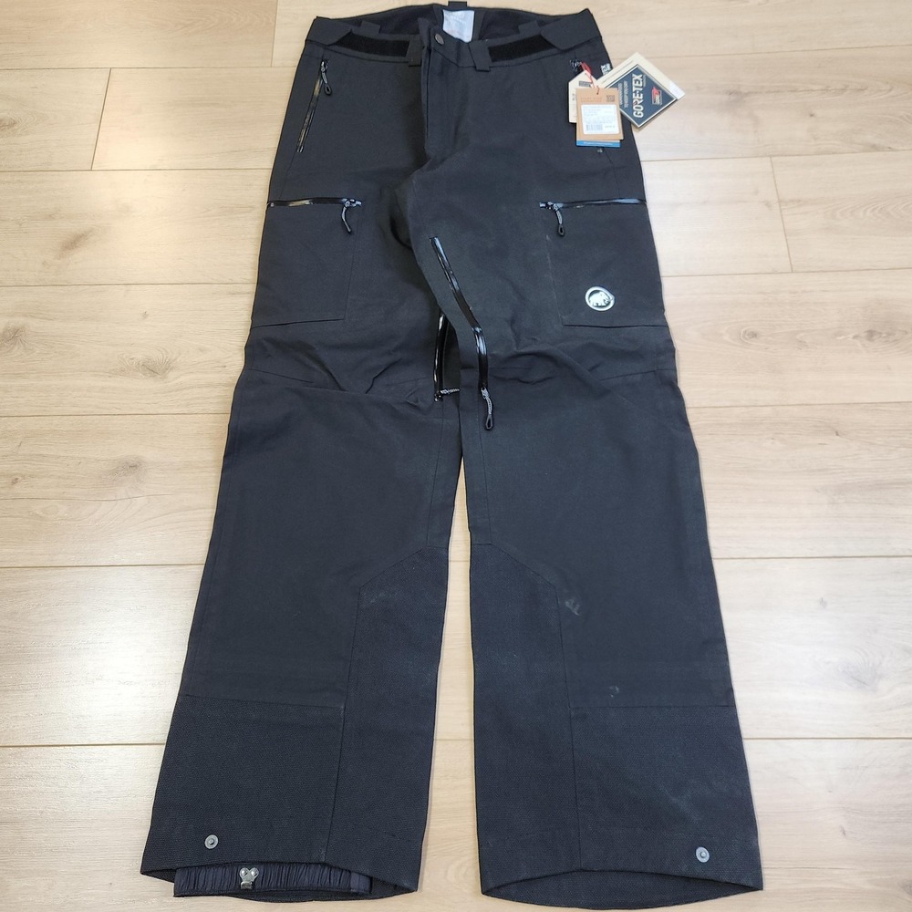 Mammut Grand Targhee Mtn Pro 2.0 3L GTX Gore-Tex Snow Pants Mens 36x36 Black Ski